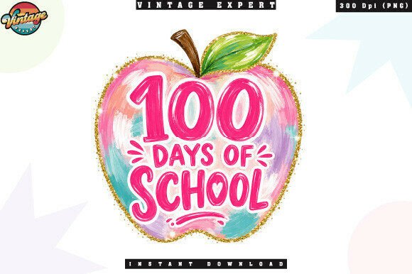 Glitter 100 Days School PNG: Avoiding Common Pitfalls for Professional Classroom Designs