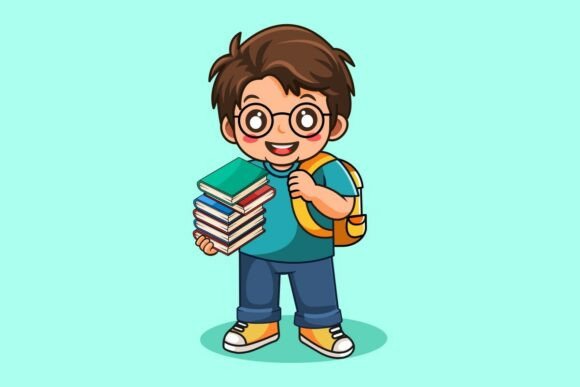 Happy School Boy with Books and Backpack: A Strategic Guide for Educational Design