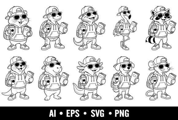 Revitalizing Creative Workflows: The Strategic Value of the Cute School Animals Coloring Page Bundle
