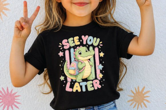 See You Later Dinosaur PNG for Creative Projects