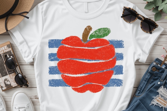 Transform Your Classroom Style with Vintage Apple PNG and Vintage Teacher Shirt Designs